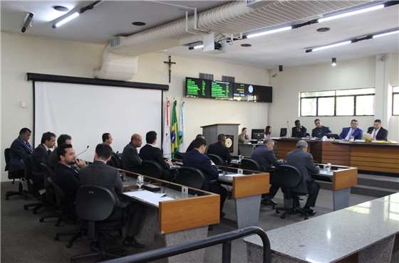 Vereadores em Reunião Ordinária